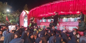 تشییع شهدا در کاشان