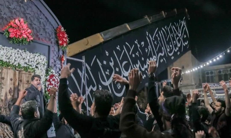 شام غریبان شهادت حضرت زهرا در حرم هلال بن علی